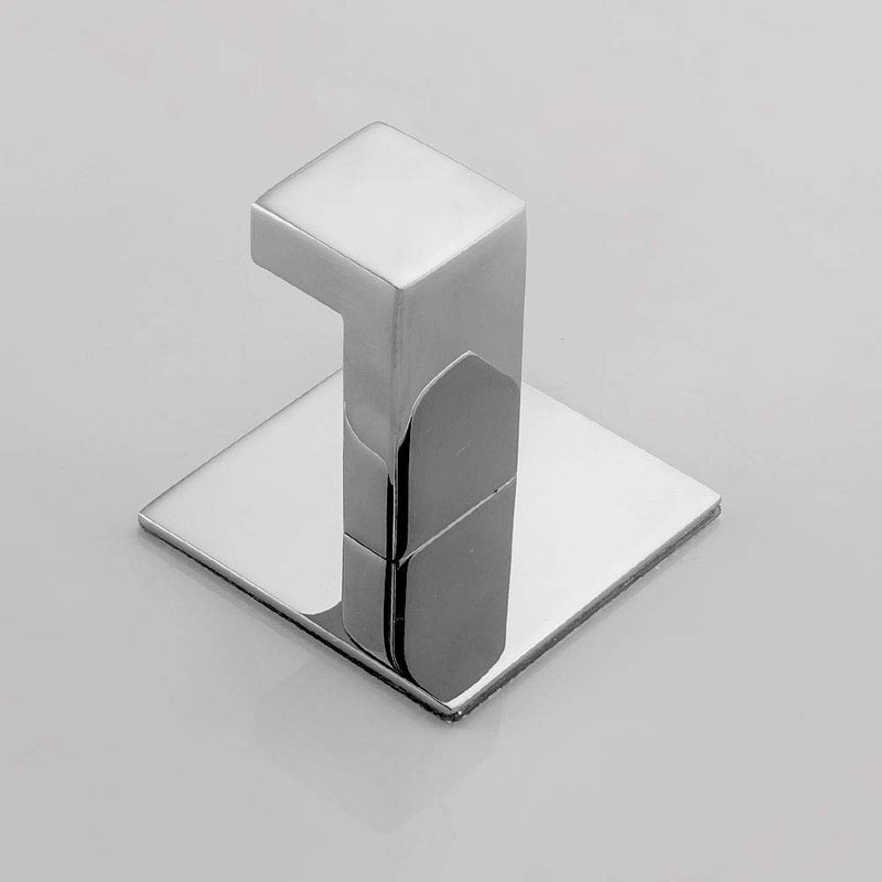 Celbon Stainless Steel Bathroom Towel Hook Self Adhesive Robe Coat Hook in Bathroom,No Screw Need and Chrome Finish â€¦ - Image 4